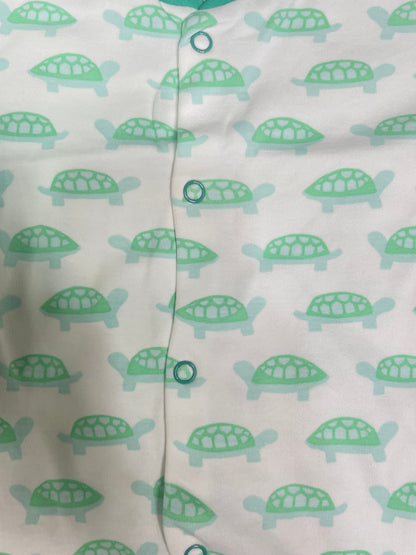 Baby Romper Set of 3 – 3-6 Months | Plain, Stripe & Cartoon Print (set of green-pista)