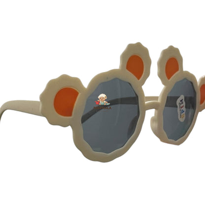 Kids Round Sunglasses Micky mouse style (cream)