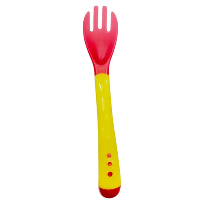 Baby Silicone Spoon & Fork Set – Soft, Safe & Easy Grip for Self-Feeding