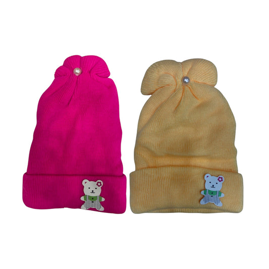 Soft Winter Cap for Babies (0–6 Months) – Warm, Cozy & Gentle on Skin (pack of 1)