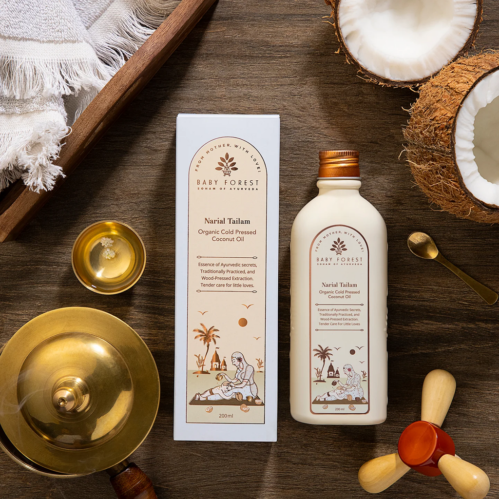 Baby forest Organic Cold Pressed Coconut Oil Narial Tailam 200 ml