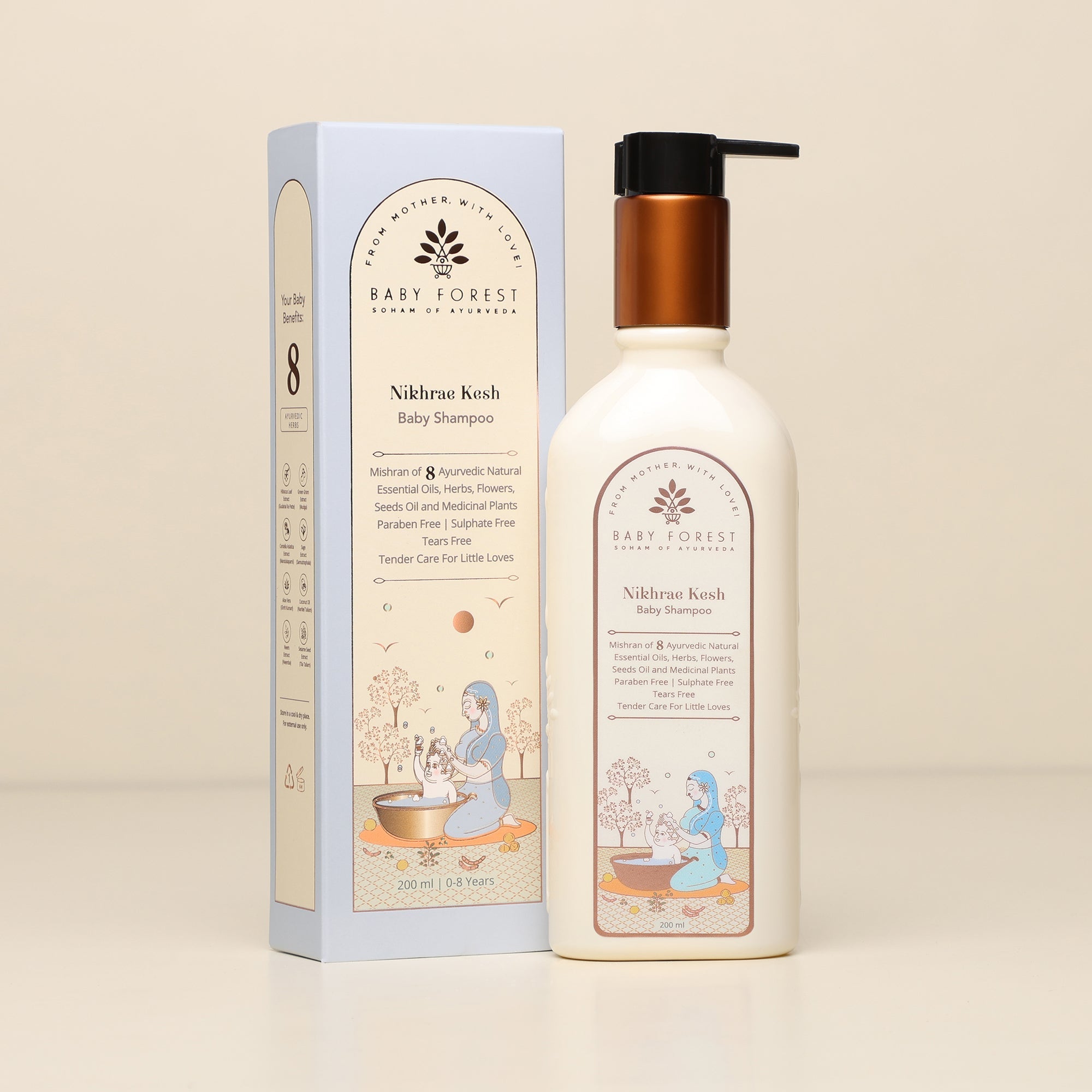 Baby forest Baby Shampoo Nikhrae Kesh 200 mL