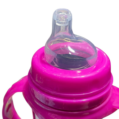 3-in-1 Baby Feeding Bottle with Handles | Stainless Steel Sipper & Straw Cup | BPA Free Toddler Bottle