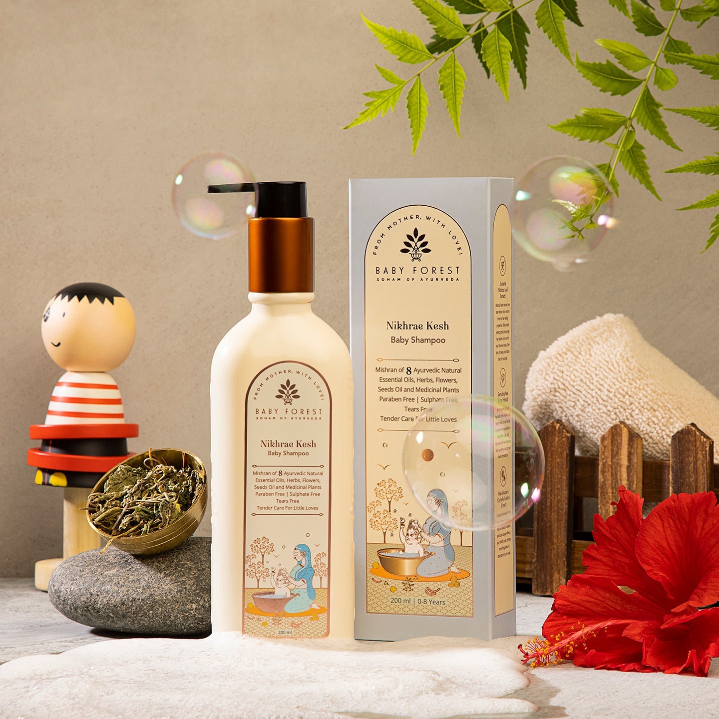 Baby forest Baby Shampoo Nikhrae Kesh 200 mL