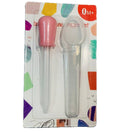 Baby Infant Plastic Feeding Medicine Spoon Dropper with Baby Spoon Feeder 2 piece set