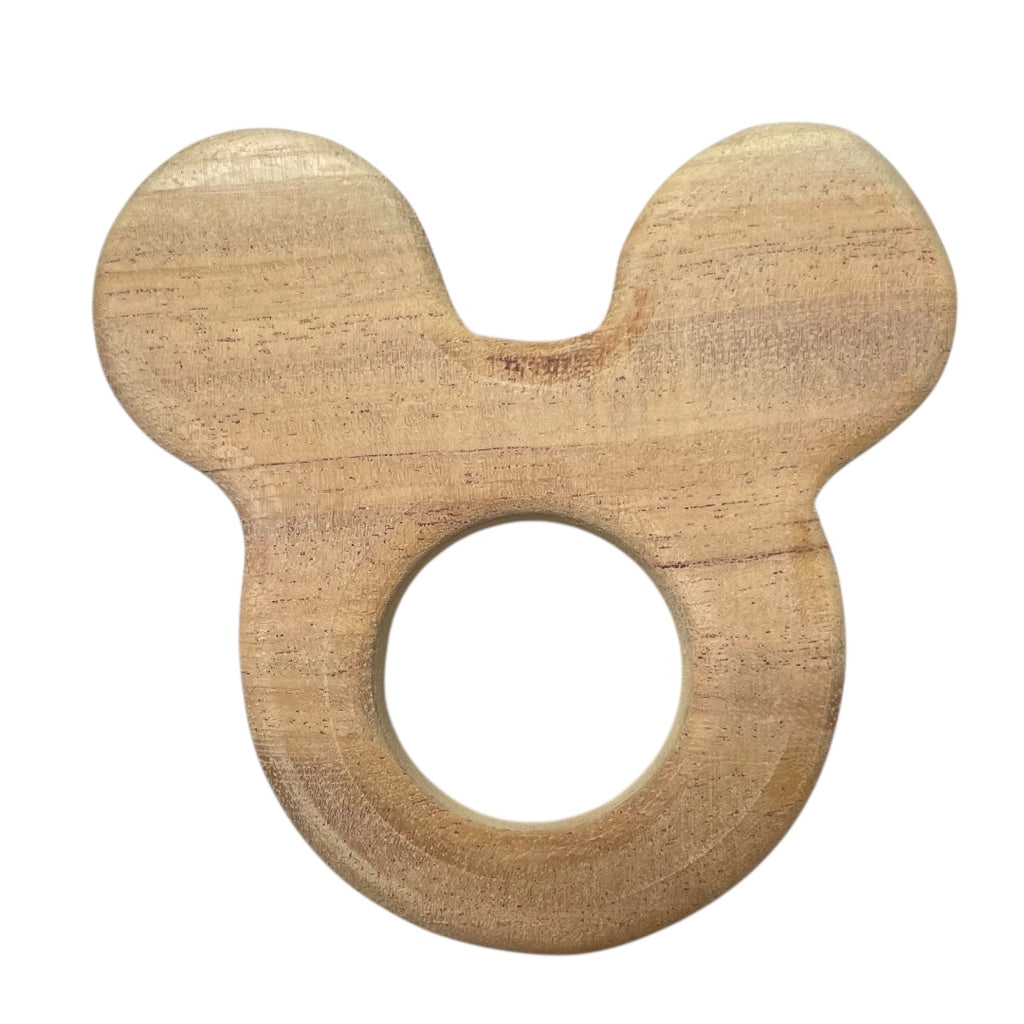 Neem Wooden Teether & Rattle for Babies of Age 0 to 3 Years( 3 piece set)