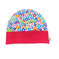 Supersoft Cotton Hosiery Caps for 6 to 12 Months Baby Boys and Baby Girls (all over print red)