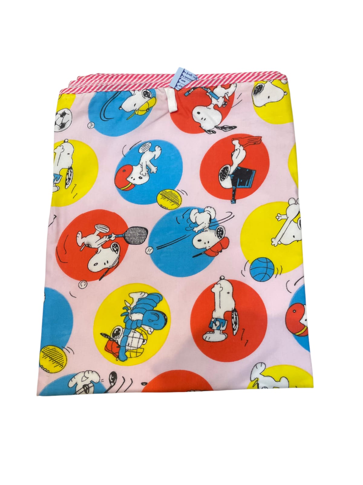 Cartoon All Over Print Baby Khoya with Net – Affordable & Safe (Up to 1 Year)