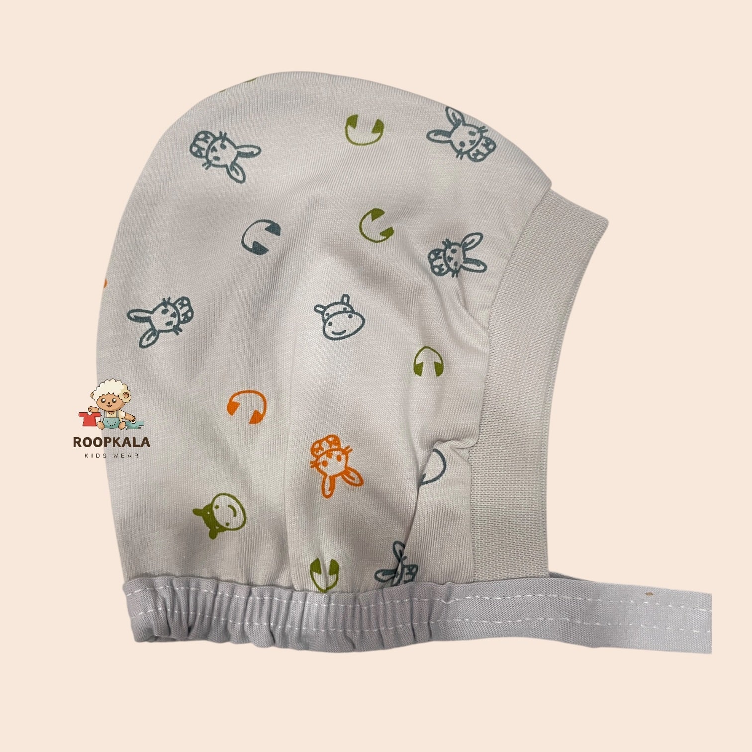 Soft Cotton Baby Cap | Solid Colour Design | 0-3 Months | for all seasons