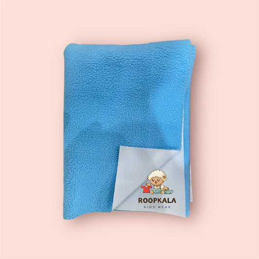 Soft Baby Dry Sheet | Leak-Proof & Washable Bed Protector(sky blue) choose size