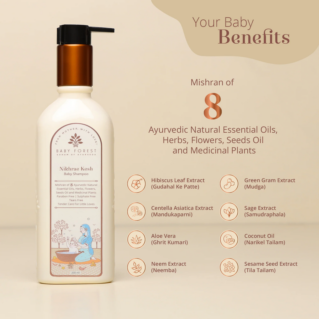 Baby forest Baby Shampoo Nikhrae Kesh 200 mL