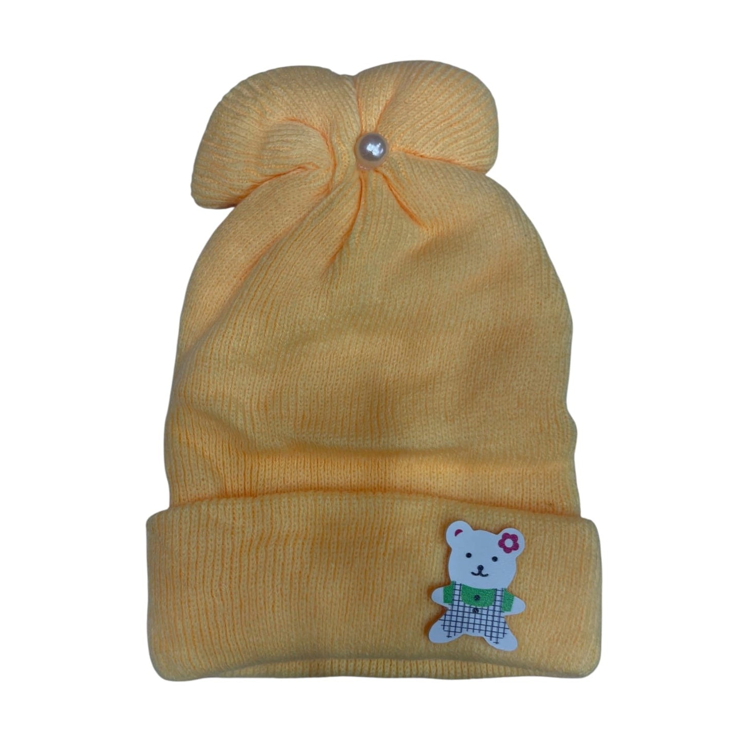 Soft Winter Cap for Babies (0–6 Months) – Warm, Cozy & Gentle on Skin (pack of 1)