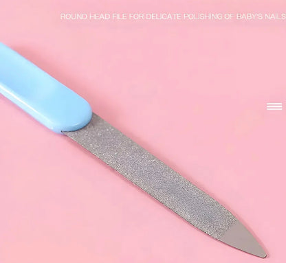 6 Pieces Grooming Kit Nail Clippers
Health Toothbrush Comb Brush Safety Set Bag Baby
Care Kit (pink)