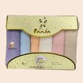 Soft Cotton Baby Hanky Set | Solid Colours | 23x23 cm | pack of 6 piece