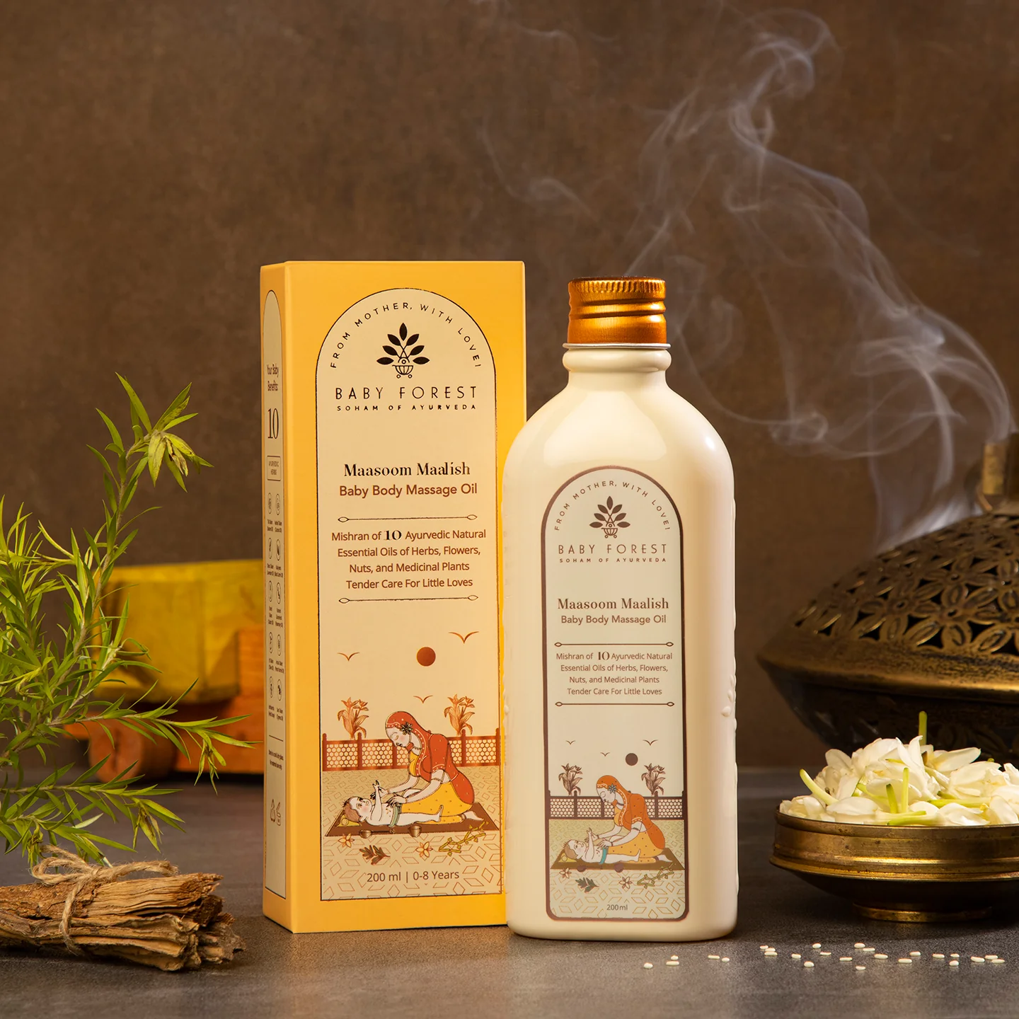 Baby forest Baby Body Massage Oil Maasoom Maalish 200ml