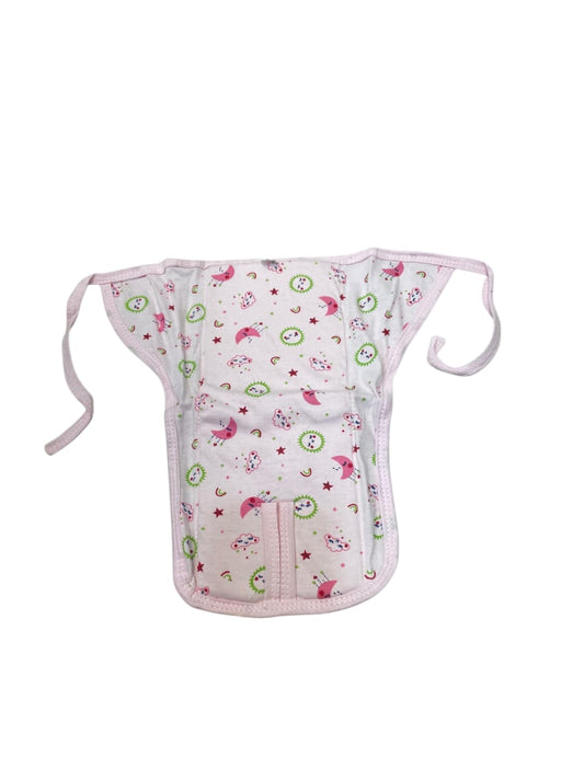 Soft Padded Baby Langot/Diaper – Washable & Reusable Cotton Comfort (pink)