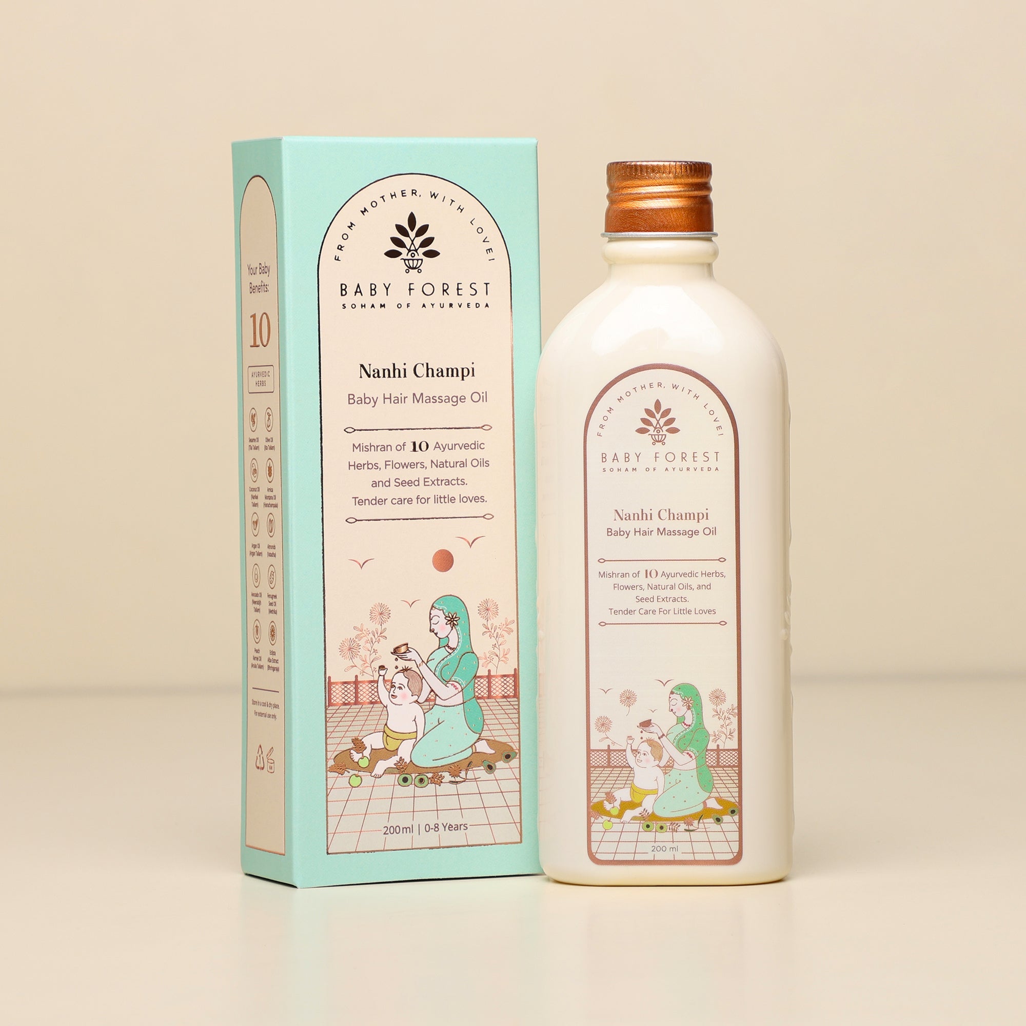 Baby forest Baby Hair Massage Oil Nanhi Champi 200ml