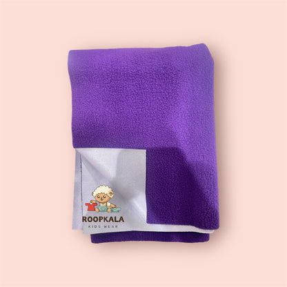 Soft Baby Dry Sheet | Leak-Proof & Washable Bed Protector (small~purple)