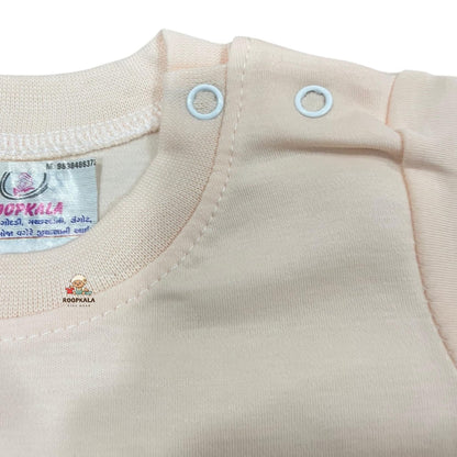 Baby Cotton Suit – Soft & Comfortable Daily Wear for 0-3months (cream)