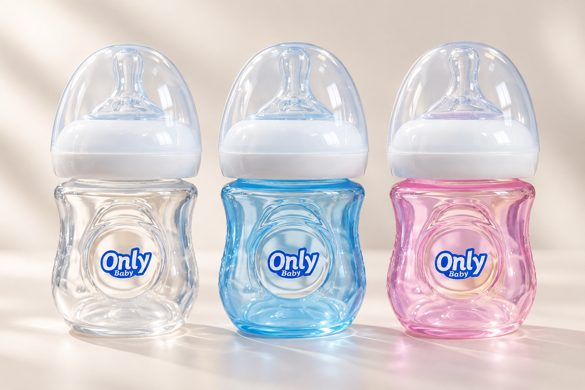 125ml Baby Feeding Bottle | Compact Newborn Feeding Bottle | Easy-Grip Infant Milk Bottle
