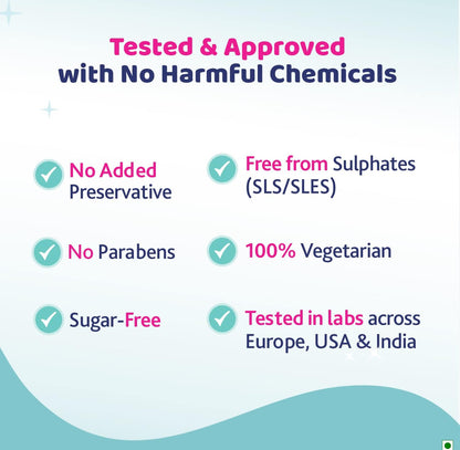 Chicco Toothpaste for Kids, Best for Baby (1y-6y), Strawberry Flavour, 50g | Fluoride-Free & Low Abrasive | Removes Plaque, Helps Prevent Cavities | IDA Accepted