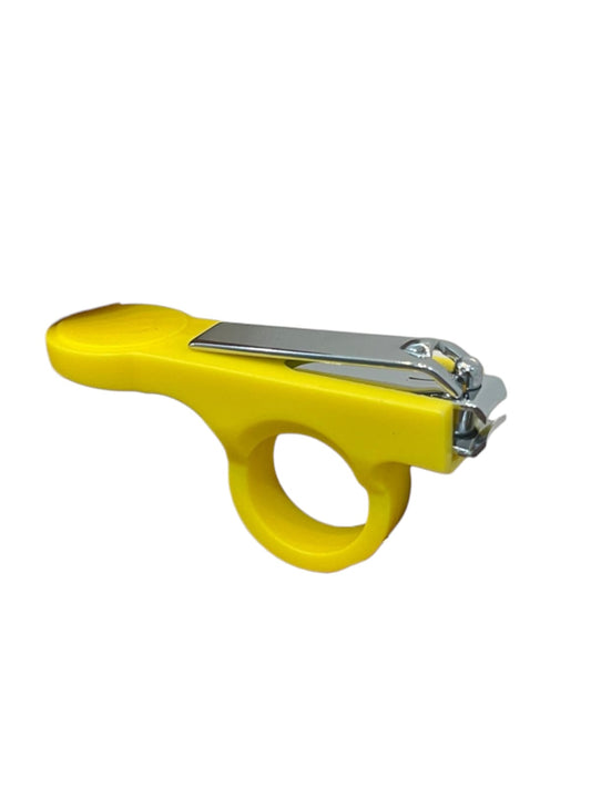 Safe Baby Nail Cutter | Small & Gentle Nail Clipper for Newborns and Infants | Easy Grip & Skin Protection yellow