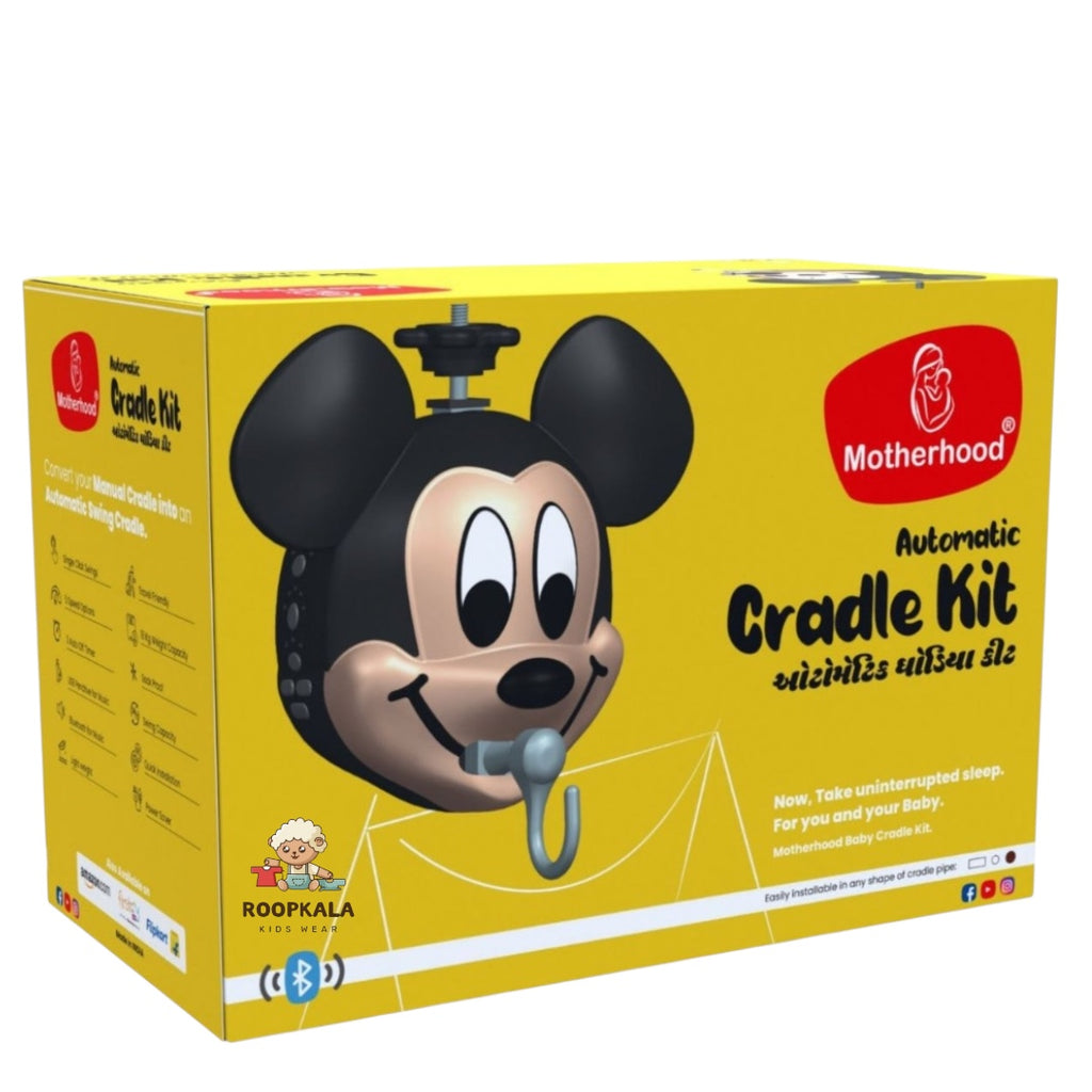 Motherhood Automatic Cradle Kit with remote control,bluetooth speaker and pendrive (no return or exchange policy)