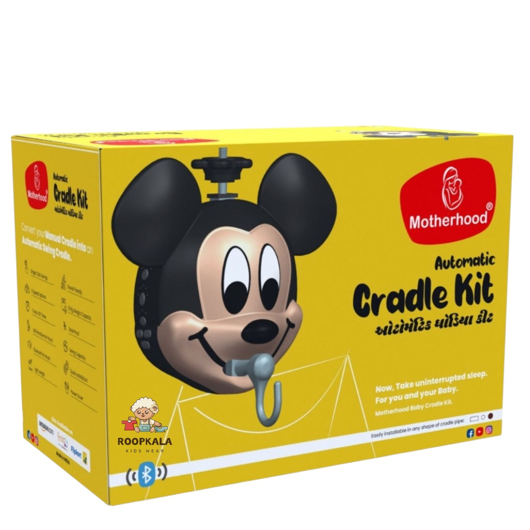 Motherhood Automatic Cradle Kit with remote control,bluetooth speaker and pendrive (no return or exchange policy)