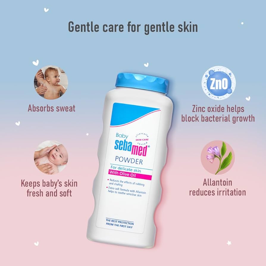 Sebamed Baby Powder| Olive Oil, Allantoin|100 gm