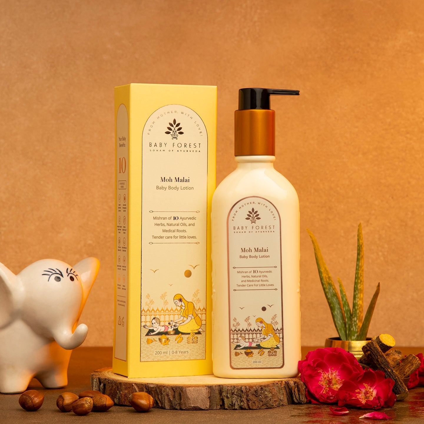 Baby forest baby body lotion moh malai 200 ml