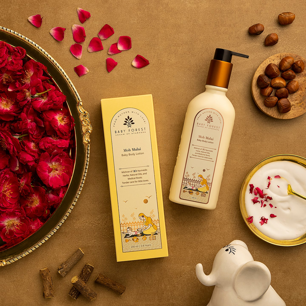Baby forest baby body lotion moh malai 200 ml