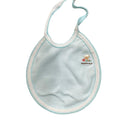 Soft Cotton Baby Bib | Plain Feeding Bib for Newborns & Infants | Lightweight & Washable (Pack of 1) blue